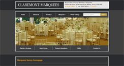 Desktop Screenshot of claremont-marquees.co.uk